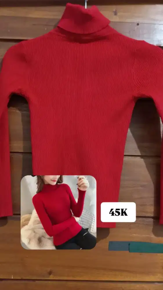 Preloved atasan turtleneck