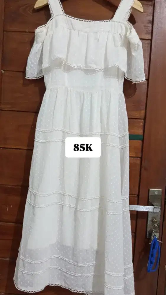 Preloved dress putih