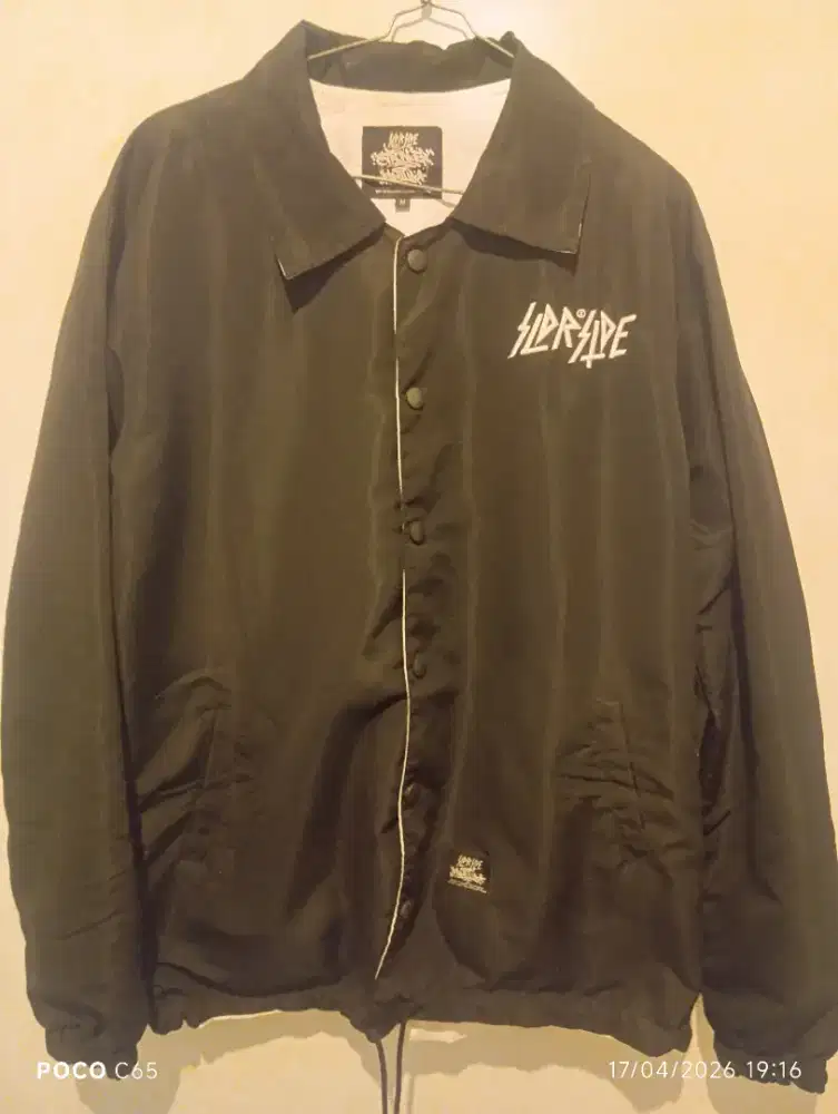 Soldierside Coach Jacket Hitam 2in1 Style