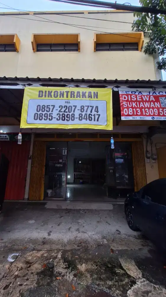 DISEWAKAN RUKO 3 LANTAI BISA NEGO DEPAN ITC KEBON KELAPA BANDUNG