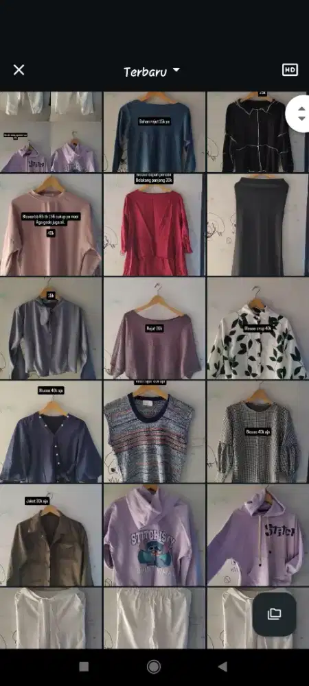 Aku jual barang barang preloved ya