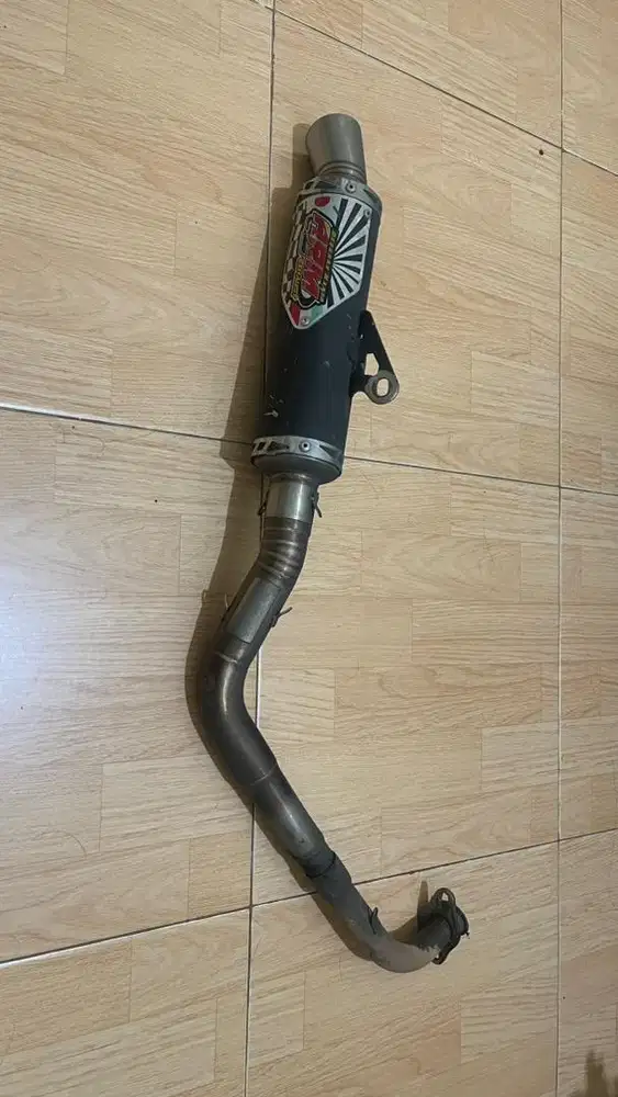 wts knalpot arm black series buat aerox new