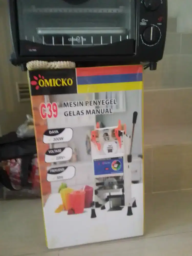 Mesin usaha baru sealer cup es teh