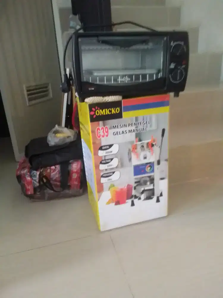 Mesin usaha es teh cup baru segel