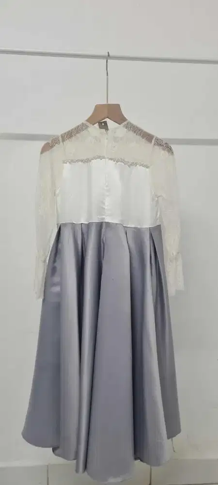 Dress anak satin brukat santili, dress premium, dress anak premium