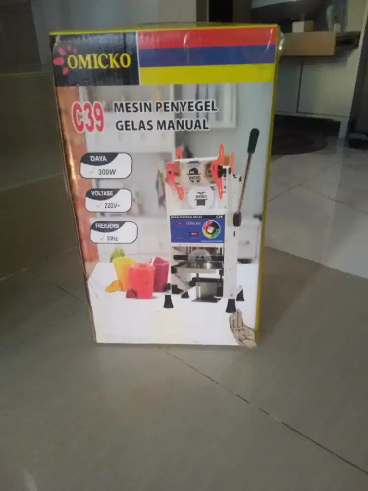 Mesin usaha air cup sealer baru segel