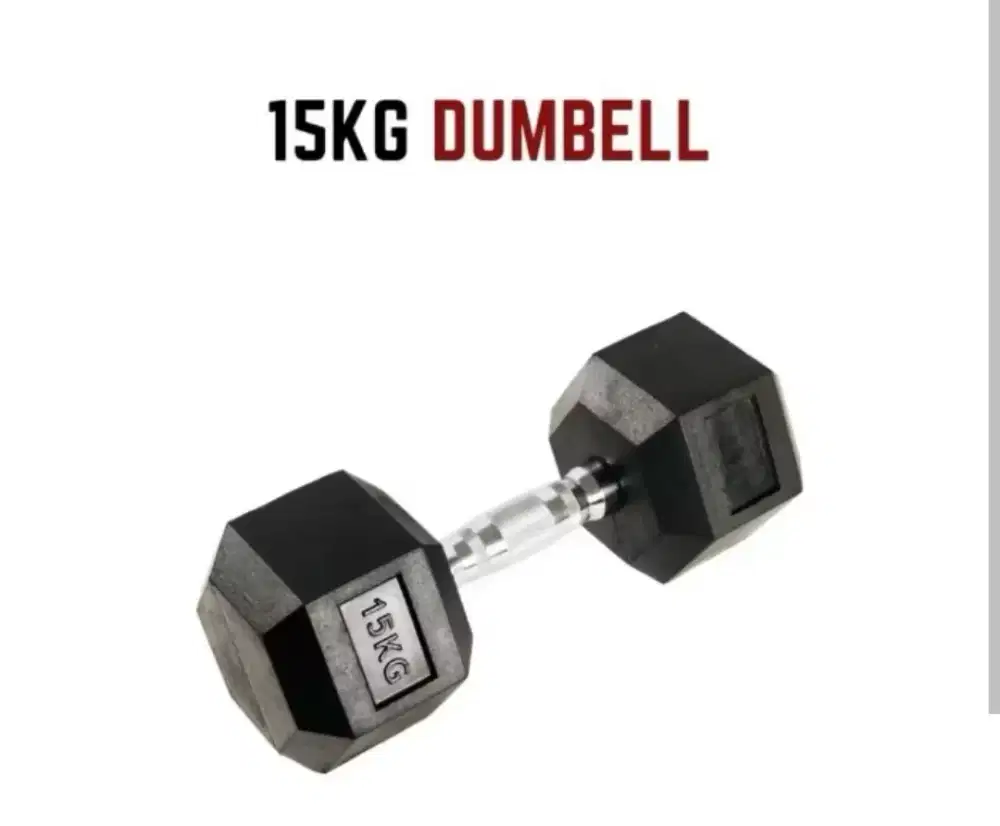 Dumbel 15kg like new