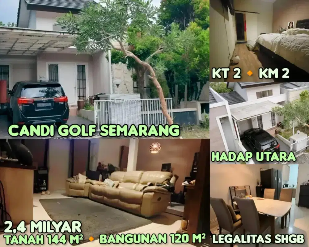 DI JUAL RUMAH MEWAH DI CANDI GOLF