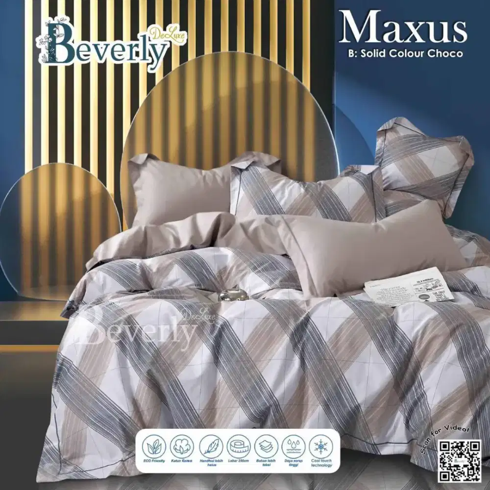 Sprei katun premium dingin motif minimalis