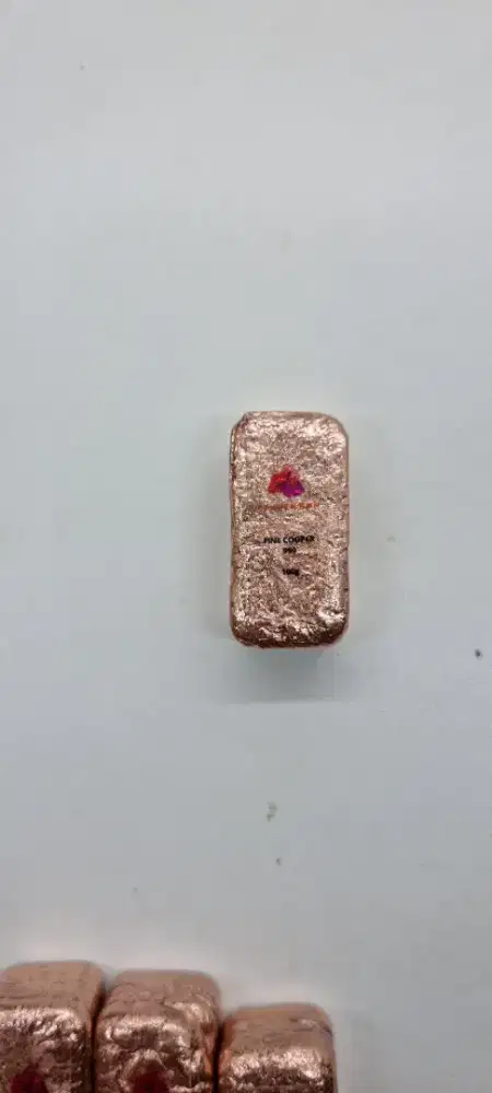 Tembaga murni castbar legor italy 100Gram