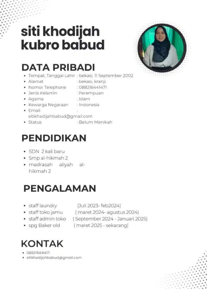 Butuh lowongan kerja