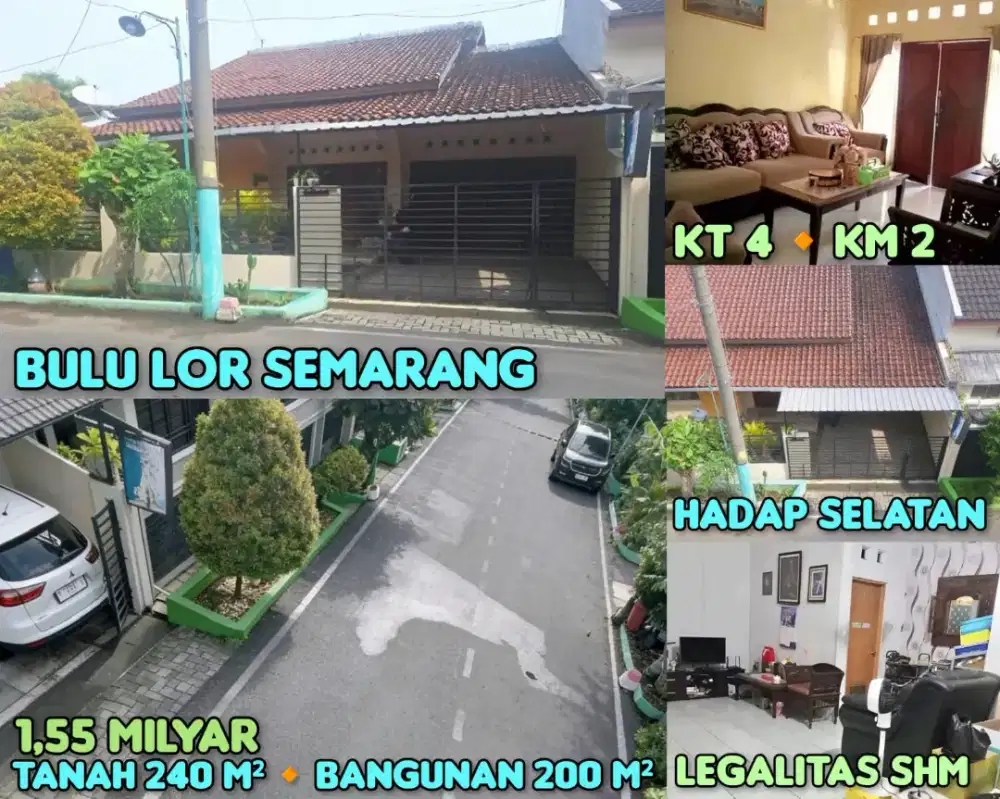 DI JUAL RUMAH MURAH DI BULU LOR DEKAT TUGU MUDA