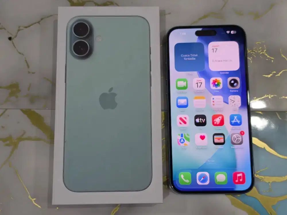 IPHONE 16 PLUS 128GB TEAL GARANSI IBOX