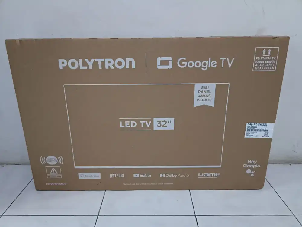 Bismillah,
Jual google tv 32 in Polytron tipe pld 32rg9059
