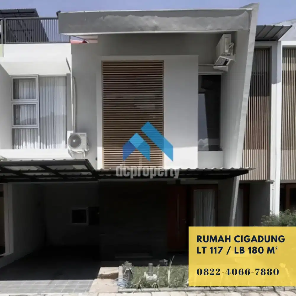 Rumah siap huni full furnished dlm cluster Cigadung dago