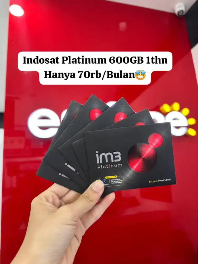Indosat Platinum 600Gb 1 tahun Hanya 70.000 Perbulan
