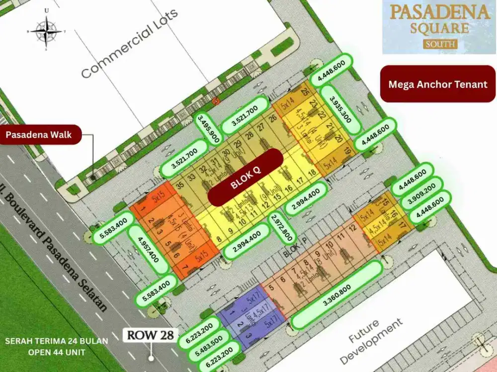 SEGERA HADIR Pasadena Square South, Peluang Bisnis Terbaik 2026.