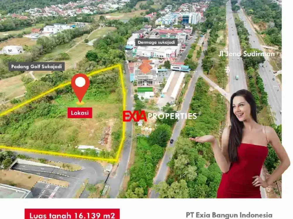 dijual cepat lahan jasa 16.139m2 Sukajadi Batam