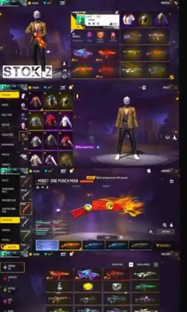 Akun ff di jual aman amanah terpercaya