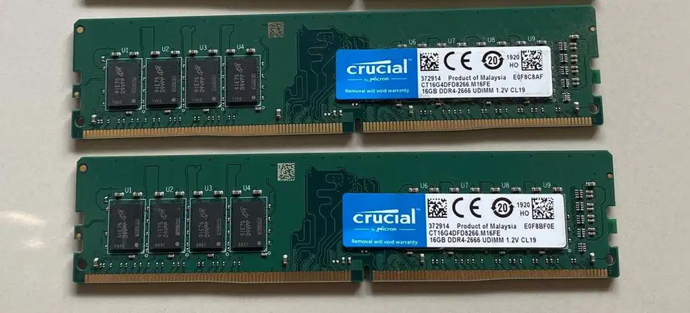 RAM DDR4 32gb Crucial