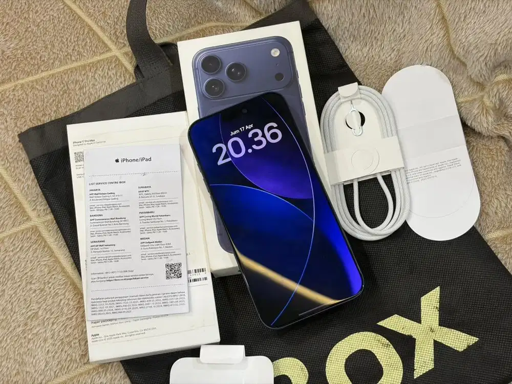 Iphone 17 PROMAX LIKE NEW bh 100 bisa TT