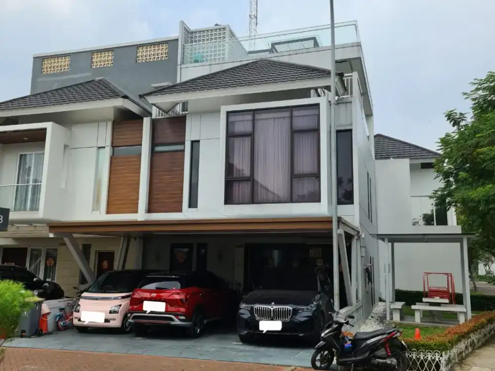 RUMAH CANTIK FULL RENOVASI HOEK 8X15 THE RIVIERA METLAND PURI TANGERANG