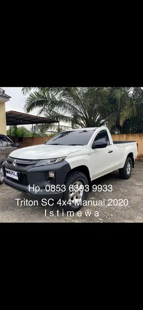 Triton Single Cabin 4x4 Manual 2020