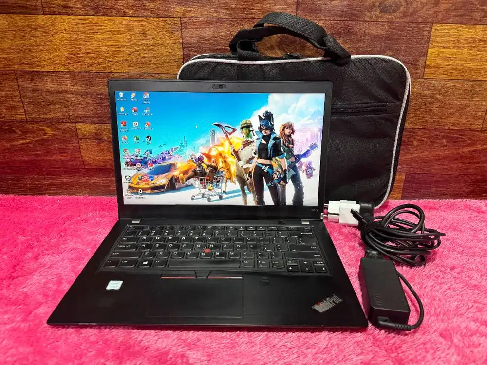 Laptop Lenovo ThinkPad T480S, Spek Intel Core i7-8550U, Ram 8GB/256GB