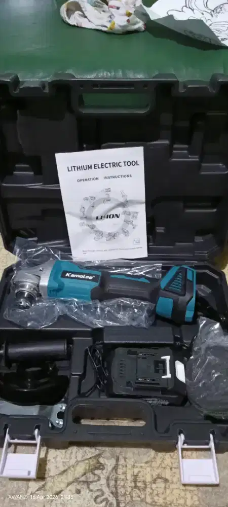 Mesin gerinda cordless kamolee baru