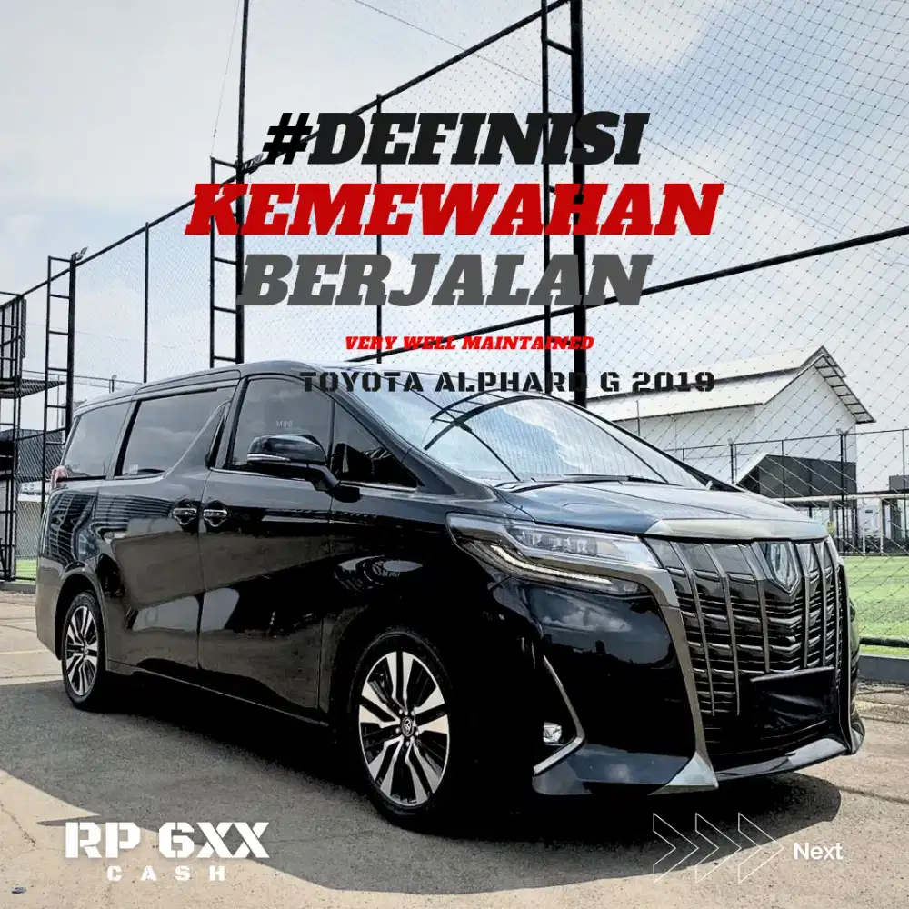 [KM58.000 Record] Toyota Alphard G 2.5 2019 / 2020
