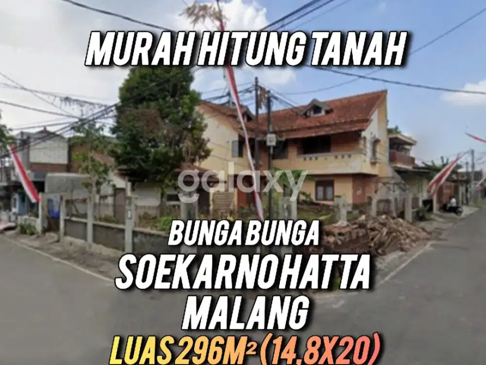 Rumah Hitung Tanah Murah Soekarno Hatta Lowokwaru Malang GMK03304