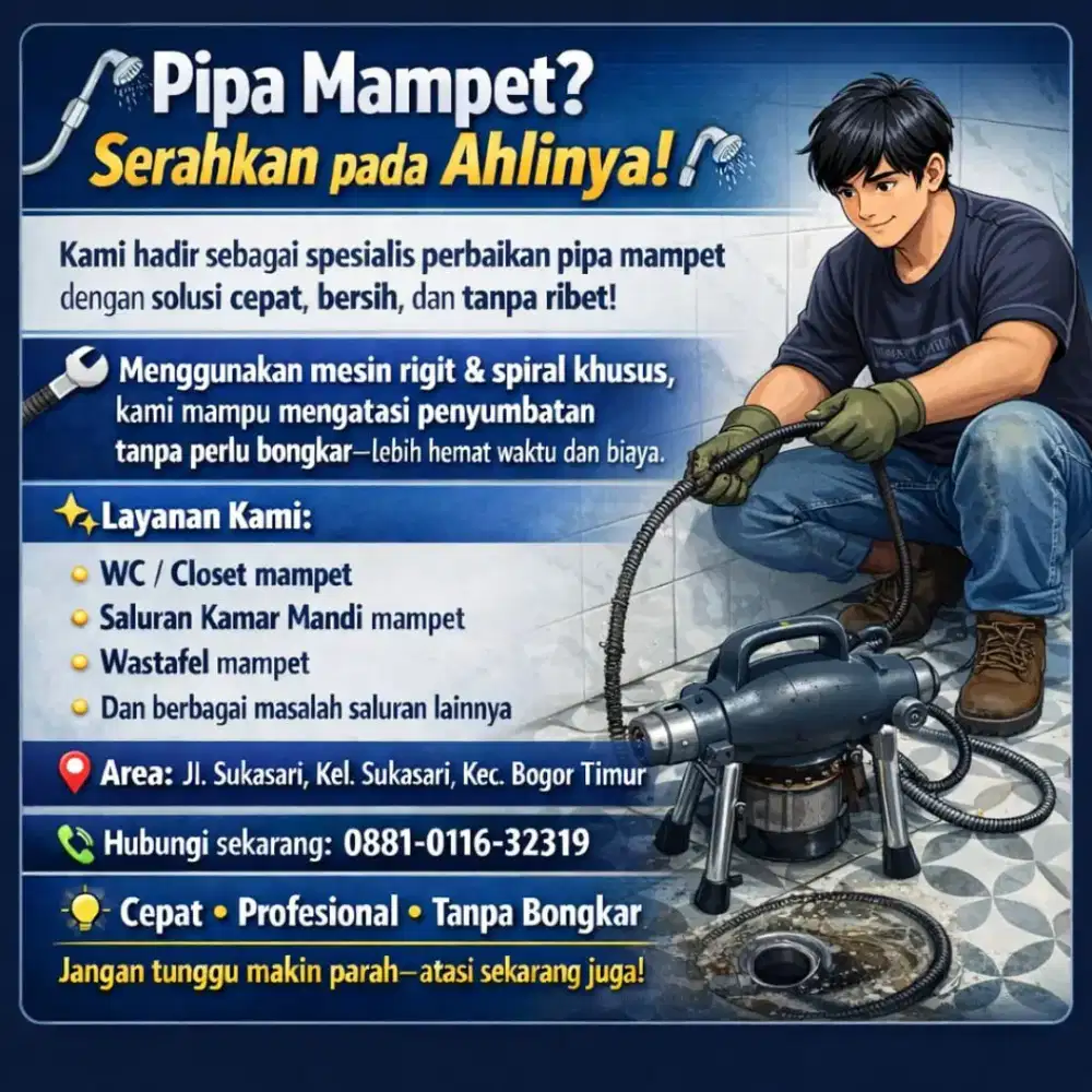 Perbaikan pipa mampet