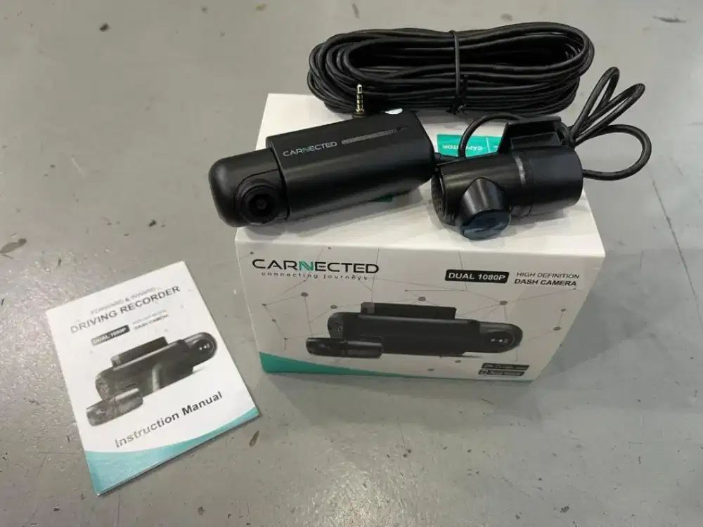 Carnected Dual 1080P kamera dashboard dashcam full HD