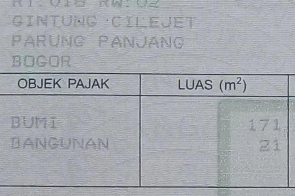 Dijual 171m2 Hook, Strategis, Parung Panjang