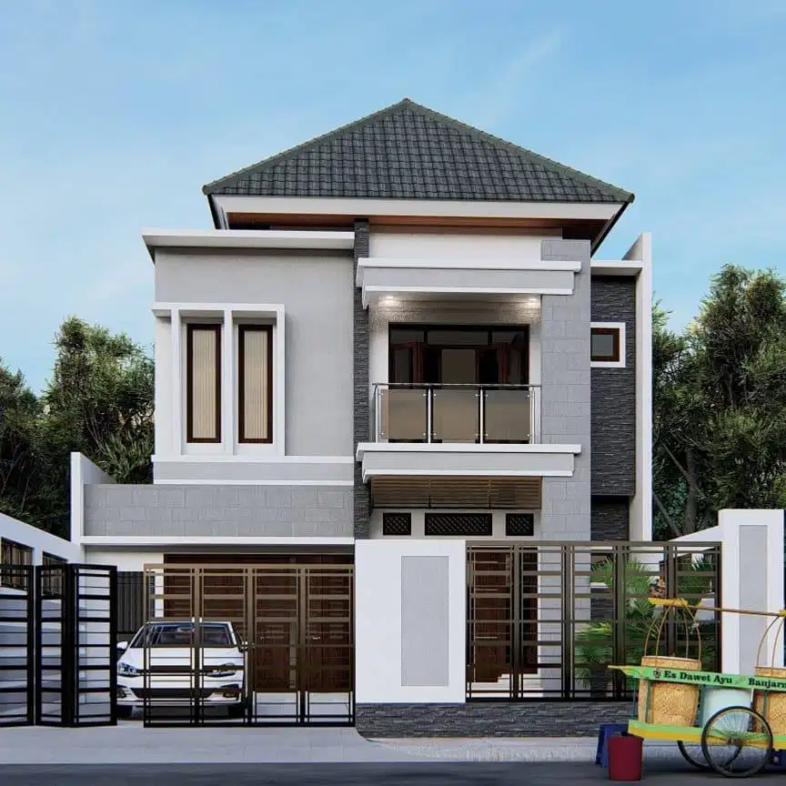 jasa arsitek desain rumah ruko kos eksterior94971348