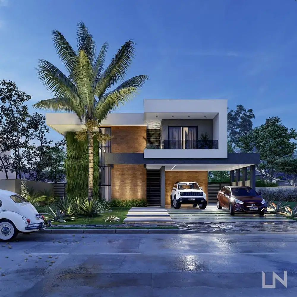 jasa arsitek desain rumah ruko kos eksterior9788