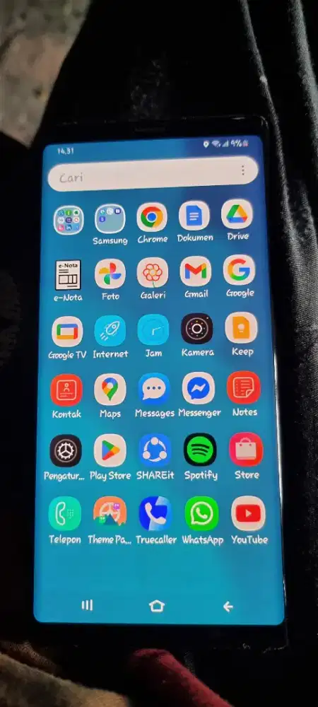 Samsung note 9 sein 1UI 7 SADOW TIPIS