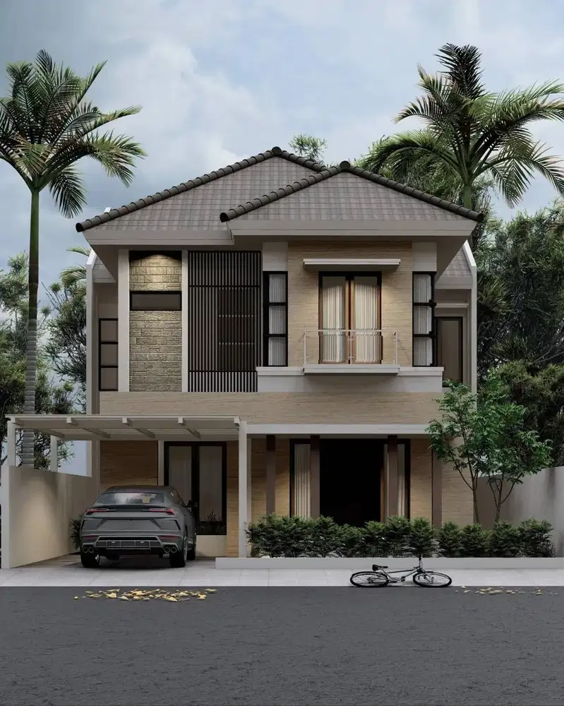 jasa arsitek desain rumah ruko kos eksterior7891