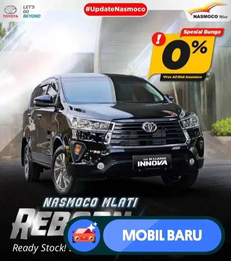 SPECIAL PROMO Toyota Innova Reborn Matic Baru Banyak Diskon DP Murah
