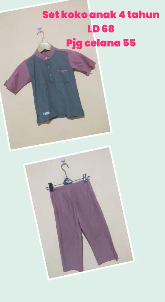 Setelan koko anak 3-4 tahun