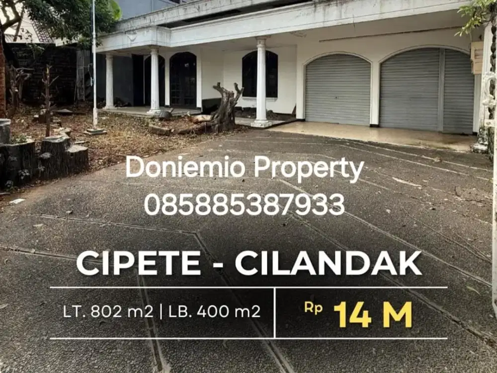 rumah  lama hitung tanah lokasi exclusive dan strategis