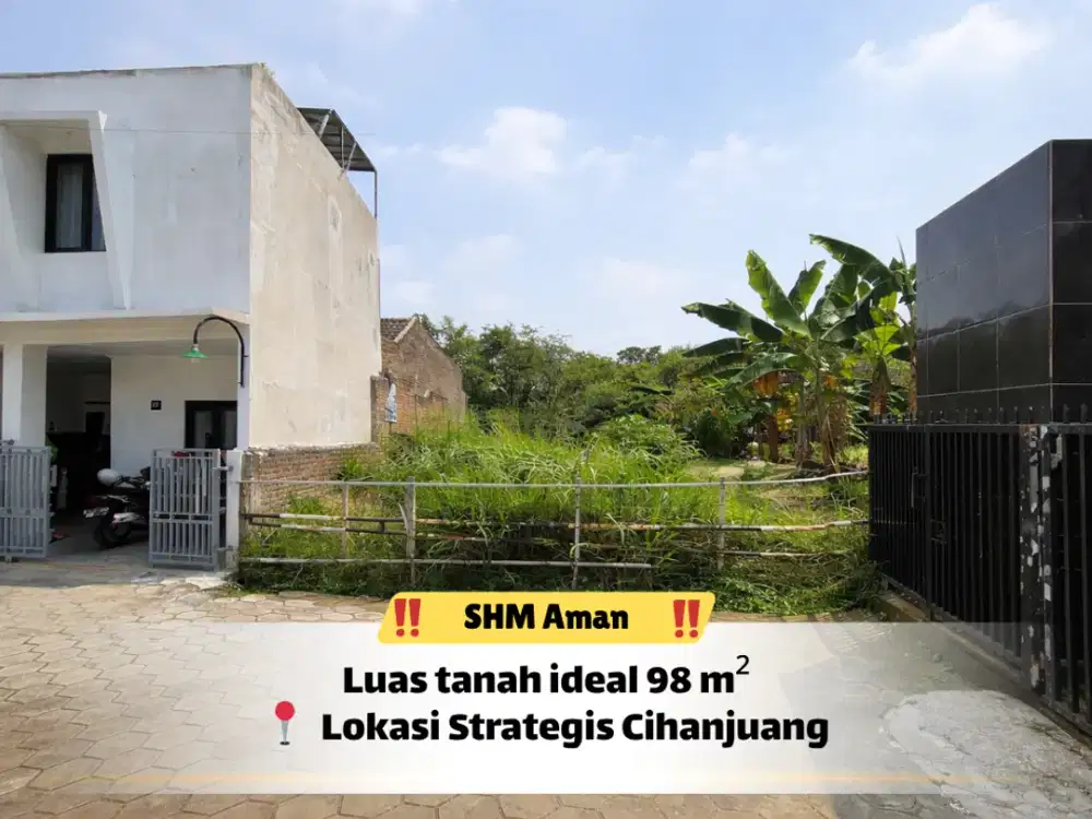 Tanah SHM 98m² Dalam Komplek Cihanjuang – Siap Bangun!
