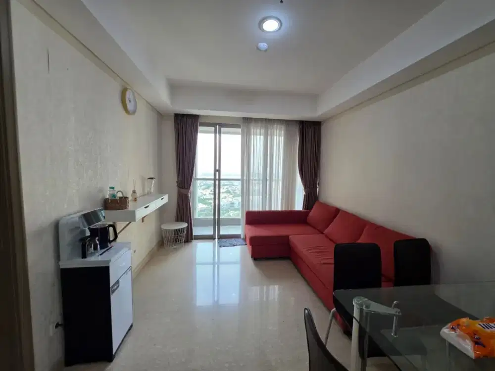 Disewakan Apartemen Gold Coast, 1BR, 51 m2, Furnish