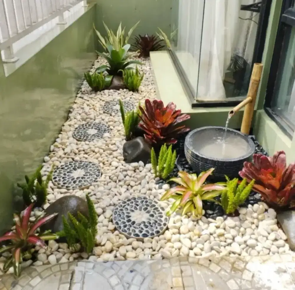 Pembuatan taman hijau