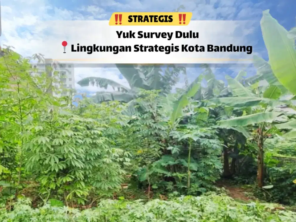 Tanah SHM Bandung 396 m² – Akses Mudah ke Pusat Kota