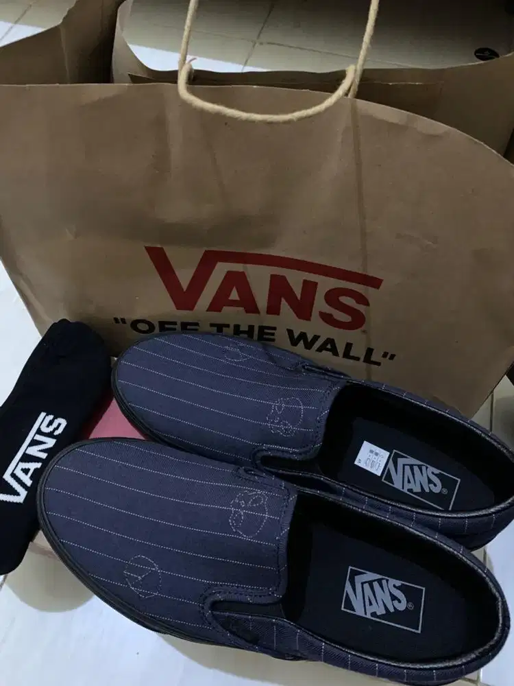 Vans Classic Slip On Wool Navy