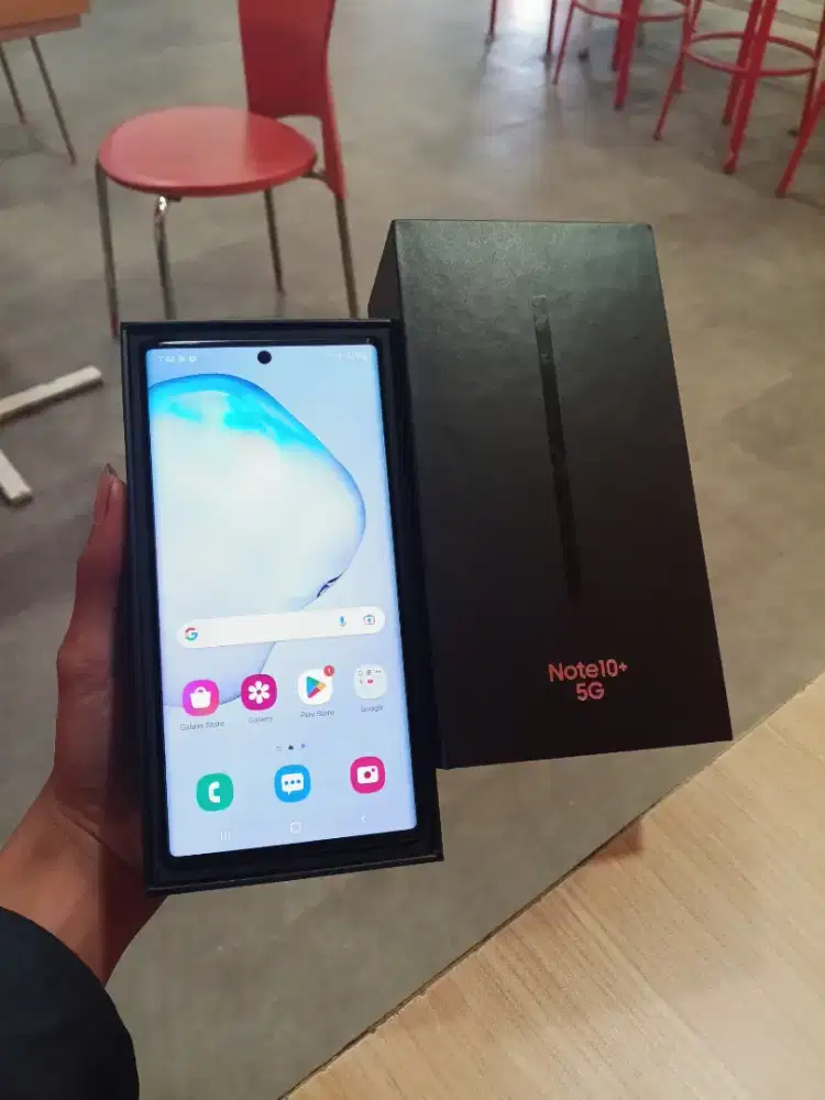 Samsung Note 10+ 5G 12/256GB Inter Beacukai Fullset