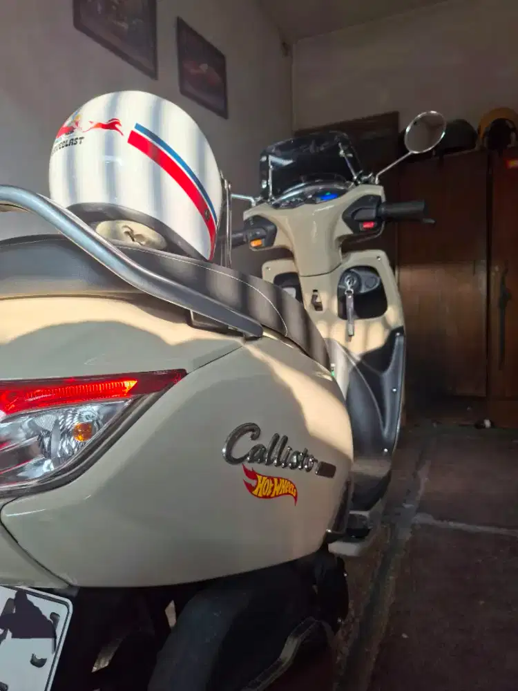 TVS Callisto 125 Coklat Like New!!