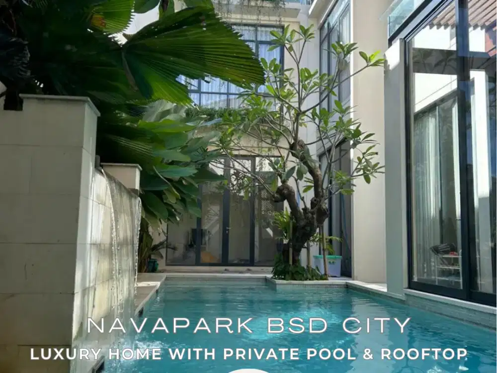 Luxury Home At Navapark BSD City, Plus Private Pool, Gym, Theater