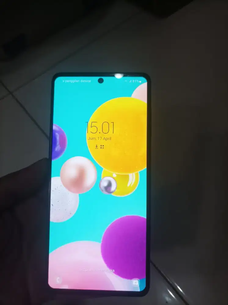 SAMSUNG A71 NFC RAM 8+8/128.. MULUS KGK ADA RETAK MASIH ORI AN